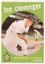 1959 Topps Baseball Cards      298     Tex Clevenger